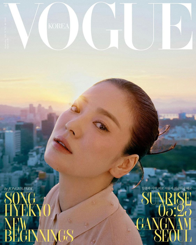 Song Hye Kyo chặt chém bìa Vogue với body 0% mỡ thừa, ai ngờ ảnh hậu trường chụp bừa còn hot hơn vì lộ visual thật - Ảnh 1.