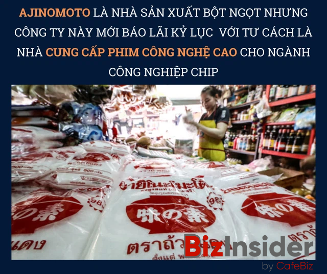 Nghiên cứu chất hoá học tổng hợp để làm bột ngọt, Ajinomoto tiện thể tạo ra vật liệu bán dẫn sử dụng trong chip nhớ, đổi đời từ nhà sản xuất thực phẩm già nua thành ông lớn trong lĩnh vực công nghệ - Ảnh 1.