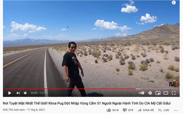 SỐC: Khoa Pug một mình đến nơi tuyệt mật nhất thế giới quay vlog, netizen xôn xao khi phát hiện có UFO xuất hiện trong video? - Ảnh 1.