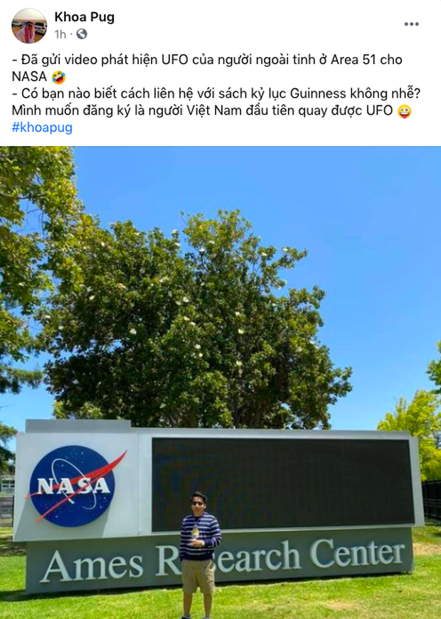 Khoa Pug chính thức lên tiếng về UFO: Đã gửi đoạn phim cho NASA, đang tìm cách ghi danh vào... sách kỷ lục Guinness - Ảnh 2.