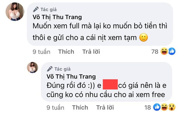 Gây tranh cãi khi kiếm tiền từ nội dung 18+, girl Hải Dương có vòng 1 khủng” phản ứng: Muốn xem full mà không trả tiền thì gửi cho cái nịt! - Ảnh 4.