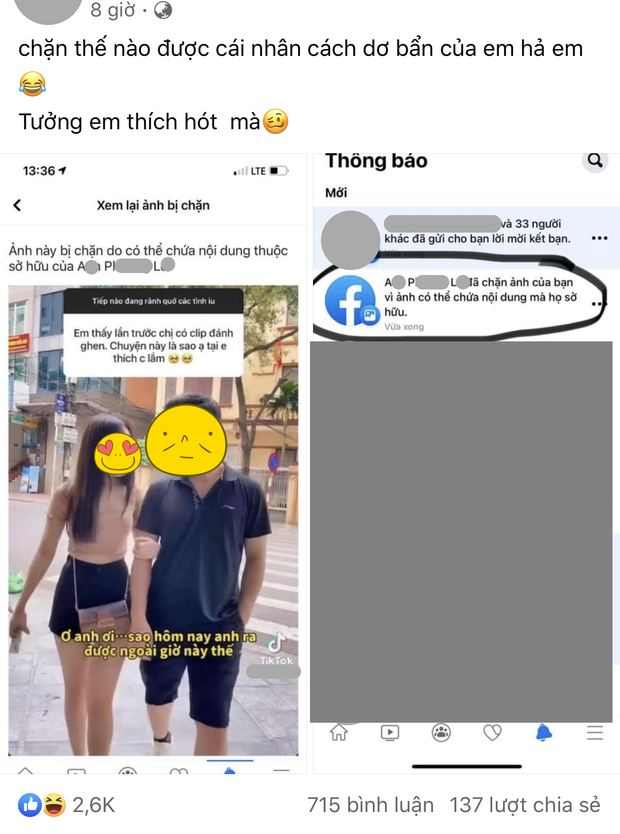 Vụ hot girl từng bị đánh ghen giữa phố nghi lộ ảnh sex: Vợ cũ bất ngờ có động thái dằn mặt? - Ảnh 2.