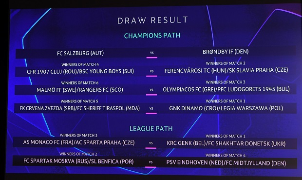 Kết quả bốc thăm vòng play-off Champions League 2021-22 - Ảnh 1.