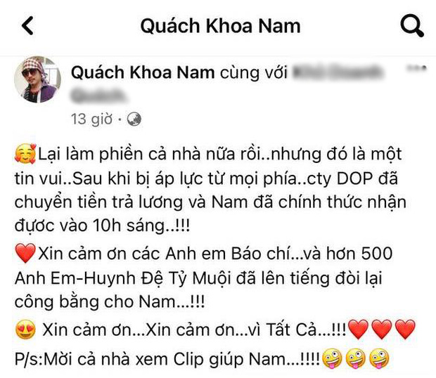 Cái kết của ồn ào nam đạo diễn Vbiz livestream tố nhà sản xuất phim giữ lương, nhà 4 miệng ăn chỉ còn 14 nghìn? - Ảnh 1.