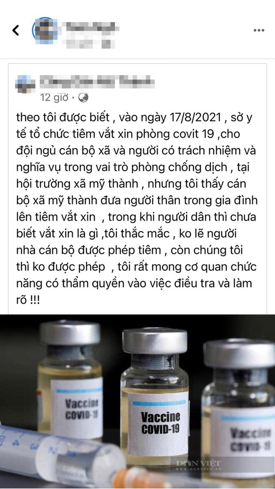 Người thân cán bộ xã ở Bình Định được tiêm vaccine Covid-19: “Hầu hết là vợ hoặc chồng, không có người ở khác nhà” - Ảnh 1.