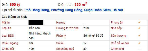 Giữa mùa dịch khách sạn phố cổ Hà Nội rao bán gần 2 tỷ đồng/m2 - Ảnh 3.