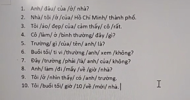 Sắp xếp từ ngữ thành câu lớp 1 - Hướng dẫn và ví dụ cho trẻ