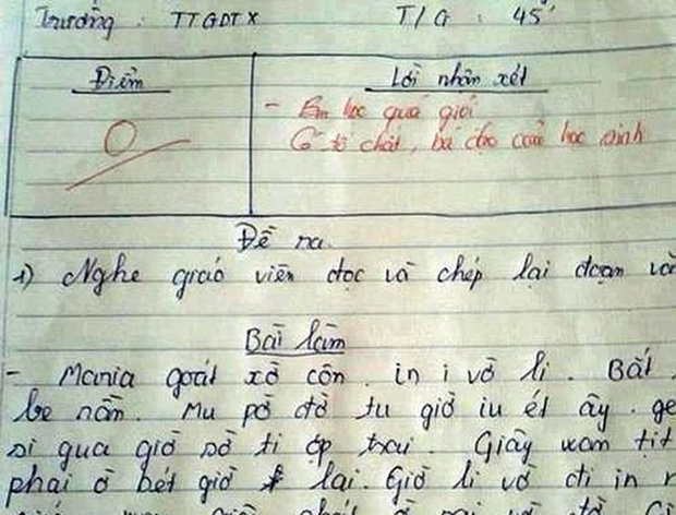 Giáo viên trừ thẳng tay 0 điểm dù khen ngợi nam sinh học quá giỏi, đọc lý do mà chỉ biết nể phục cô - Ảnh 1.