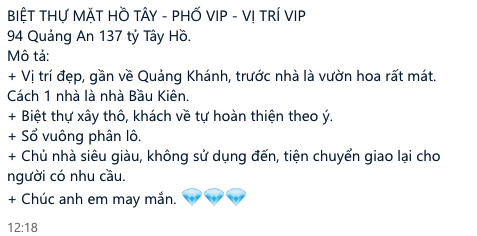 Giới siêu giàu Hà Nội sẵn sàng trả gần 200 tỷ cho một dinh thự nhưng nhà đầu tư không dám “lướt sóng” - Ảnh 1.