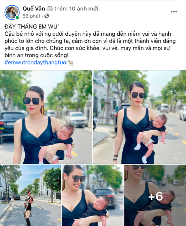 Quế Vân gây tranh cãi về cách bế con: Bé mới 1 tháng tuổi đã bị cắp nách một tay ra đường, netizen lo lắng vì quá nguy hiểm - Ảnh 1.