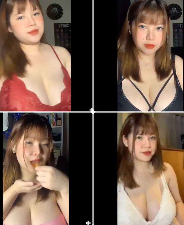 Girl Hải Dương có vòng 1 110cm ngày càng quá đà: Ảnh hở hang nhức mắt, mặc áo ngực livestream và thái độ thách thức - Ảnh 3.