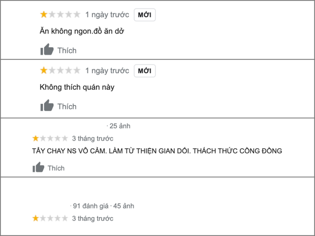 Nhà hàng của Trấn Thành tiếp bước Fanpage Vietcomback, bị netizen tấn công, rate 1 sao thảm thương dù đã đóng cửa 4 tháng trời - Ảnh 4.