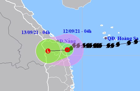  Bão số 5 suy yếu thành áp thấp nhiệt đới đổ bộ vào Đà Nẵng-Bình Định  - Ảnh 1.