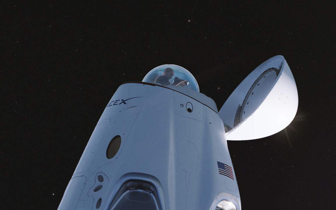 Ngắm nhìn Trái Đất và vũ trụ từ ý tưởng tàu vũ trụ Dragon Cupola mới của SpaceX - Ảnh 2.