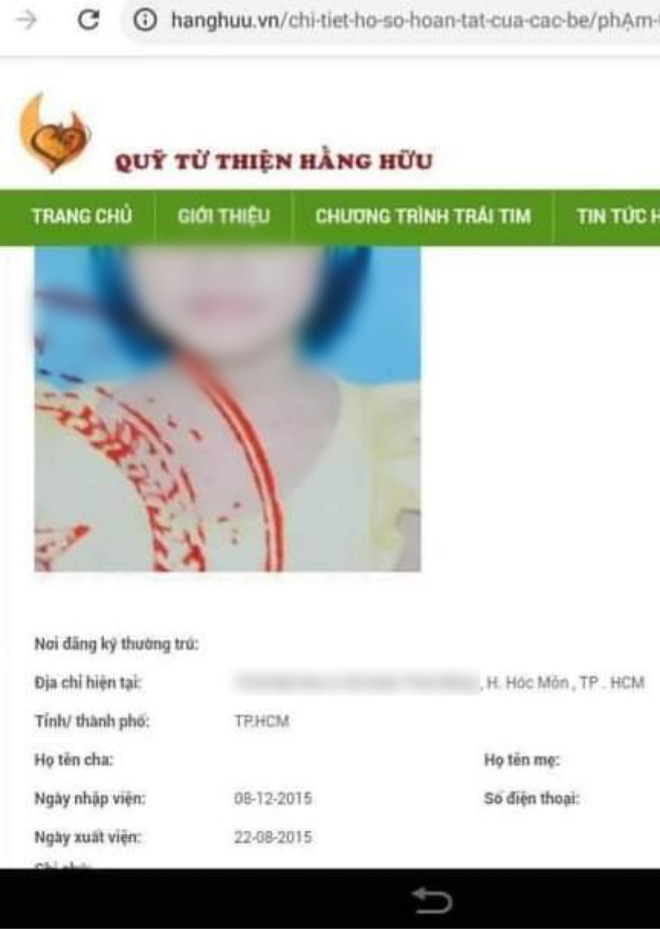 CĐM phát hiện hàng loạt bất thường về hồ sơ bệnh nhi của Quỹ từ thiện Hằng Hữu: 1 ảnh chân dung 2 hồ sơ, ngày phẫu thuật sớm hơn ngày sinh... 1 năm - Ảnh 4.