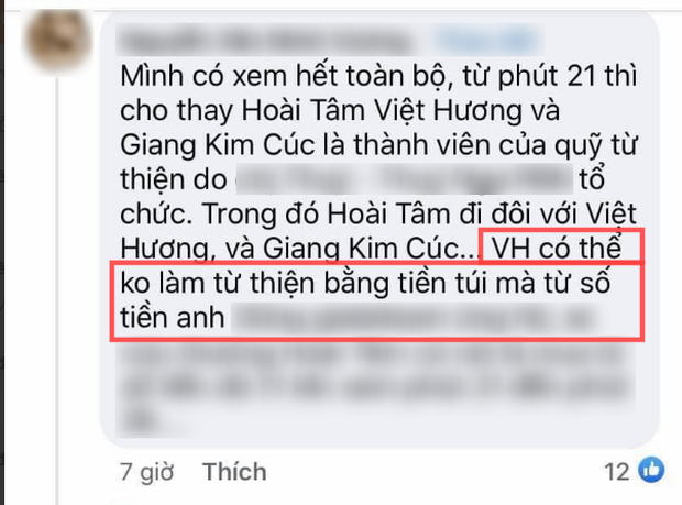 Xuất hiện lời đồn tiêu cực về chuyện Việt Hương làm từ thiện, liên quan đến khoản tiền 11,3 tỷ: Người trong cuộc nói gì? - Ảnh 1.