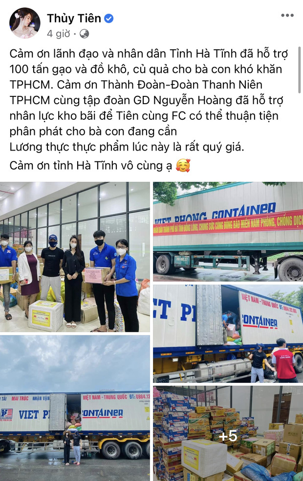 3 lần vợ chồng Thuỷ Tiên bị tố nhận vơ đóng góp của mạnh thường quân: Tình ngay lý gian, chính chủ giải thích thế nào? - Ảnh 4.