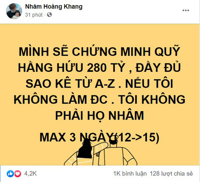 Cậu IT Nhâm Hoàng Khang bất ngờ lên tiếng về việc tung sao kê quỹ từ thiện: Quỹ này trong kịch bản của một bộ phim - Ảnh 2.