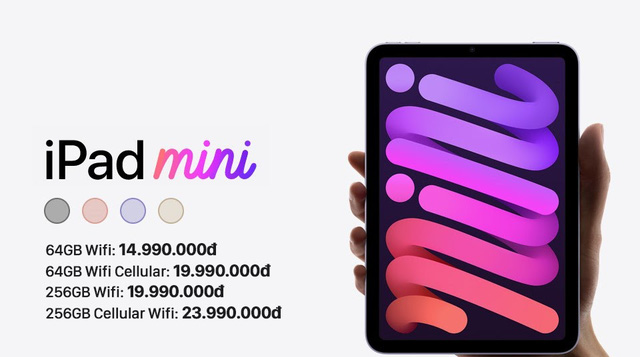 iPad mini mới chính hãng có giá từ 15 triệu đồng tại Việt Nam - Ảnh 1.