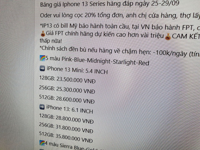  iPhone 13 xách tay loạn giá tại Việt Nam  - Ảnh 1.