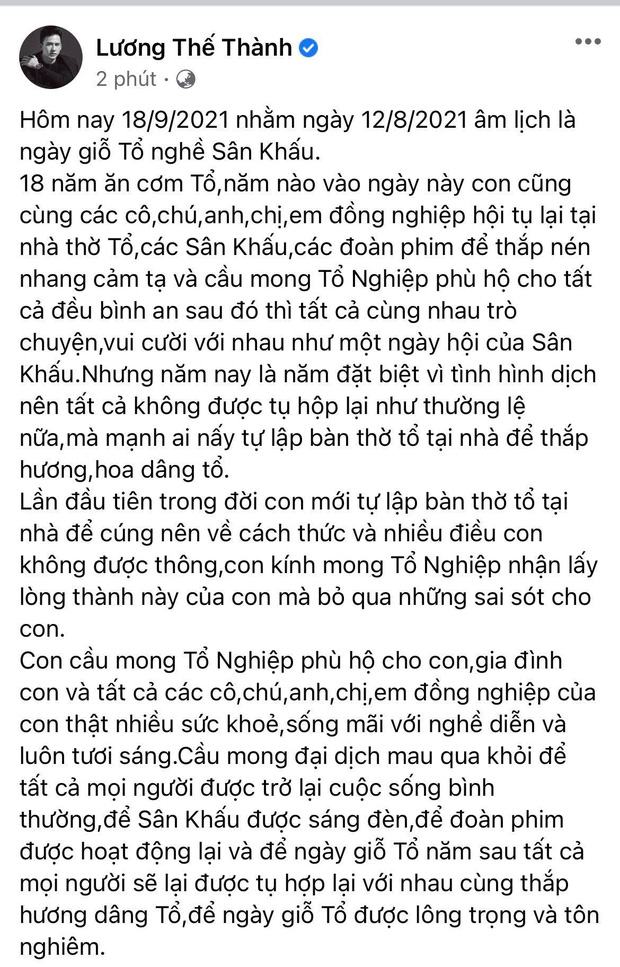 Showbiz Việt ngày Giỗ tổ sân khấu: Lý Hải - Khánh Vân và dàn sao Việt dâng lễ tại gia, Nam Thư muốn khóc vì tủi thân - Ảnh 20.