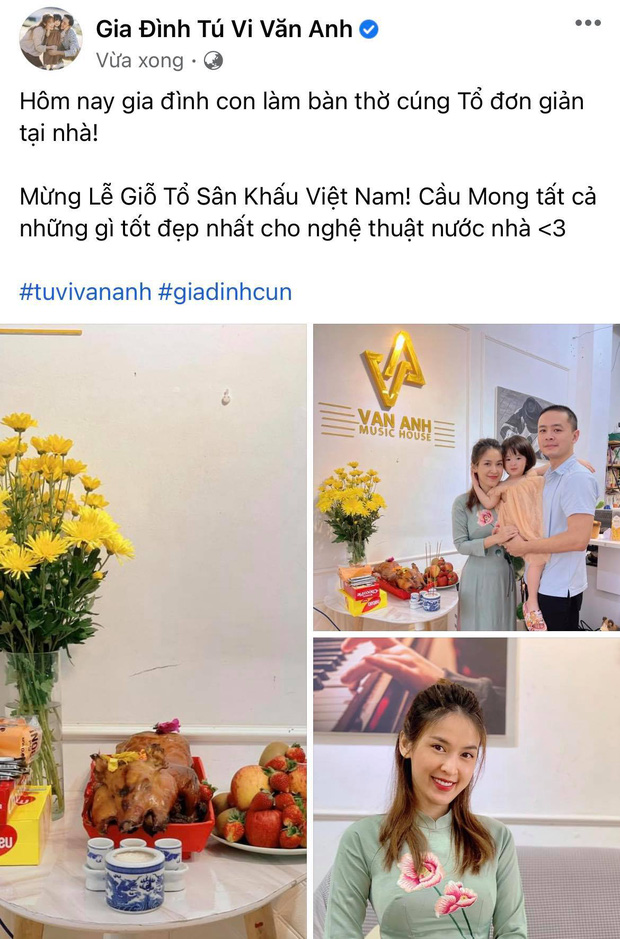 Showbiz Việt ngày Giỗ tổ sân khấu: Lý Hải - Khánh Vân và dàn sao Việt dâng lễ tại gia, Nam Thư muốn khóc vì tủi thân - Ảnh 26.