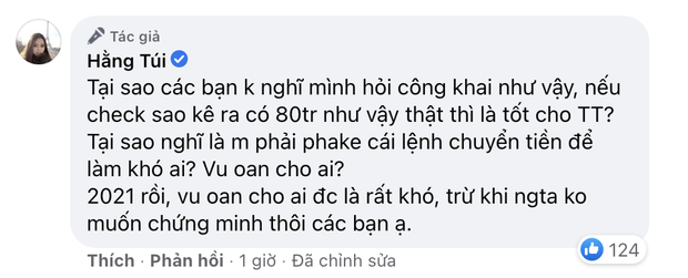 Hằng Túi lên tiếng khi bị tố làm giả hoá đơn chuyển khoản 80 triệu cho Thuỷ Tiên: Không nhận được mới là lạ, quan trọng là tiền chi ra như nào thôi! - Ảnh 4.