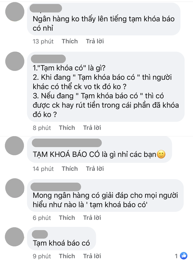 Netizen lại kéo vào page Vietcombank vì “tạm khoá báo có”: Hết đòi giải thích thuật ngữ lại lập mưu giấu vợ tạo quỹ đen - Ảnh 2.