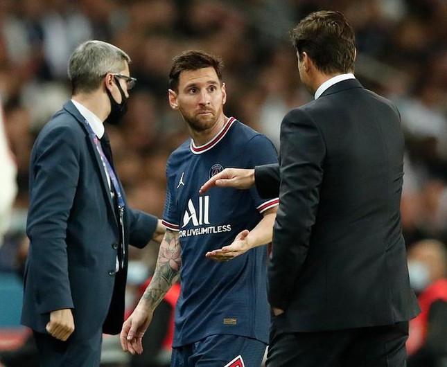 HLV Pochettino nói gì về quyết định thay người khiến Messi giận dỗi? - Ảnh 1.
