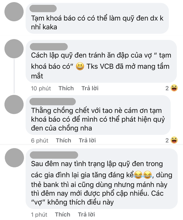 Netizen lại kéo vào page Vietcombank vì “tạm khoá báo có”: Hết đòi giải thích thuật ngữ lại lập mưu giấu vợ tạo quỹ đen - Ảnh 3.