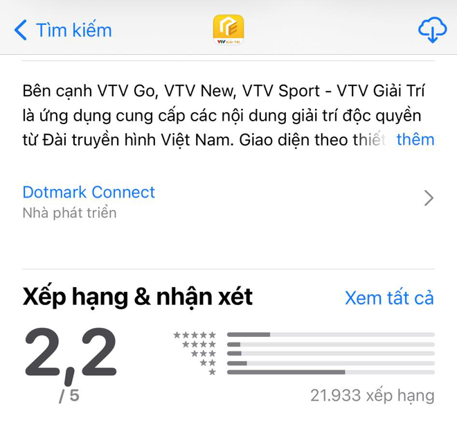 Một loạt ứng dụng của VTV nhận bão đánh giá 1 sao sau các phóng sự về lùm xùm tiền từ thiện, sao kê của nghệ sĩ - Ảnh 4.