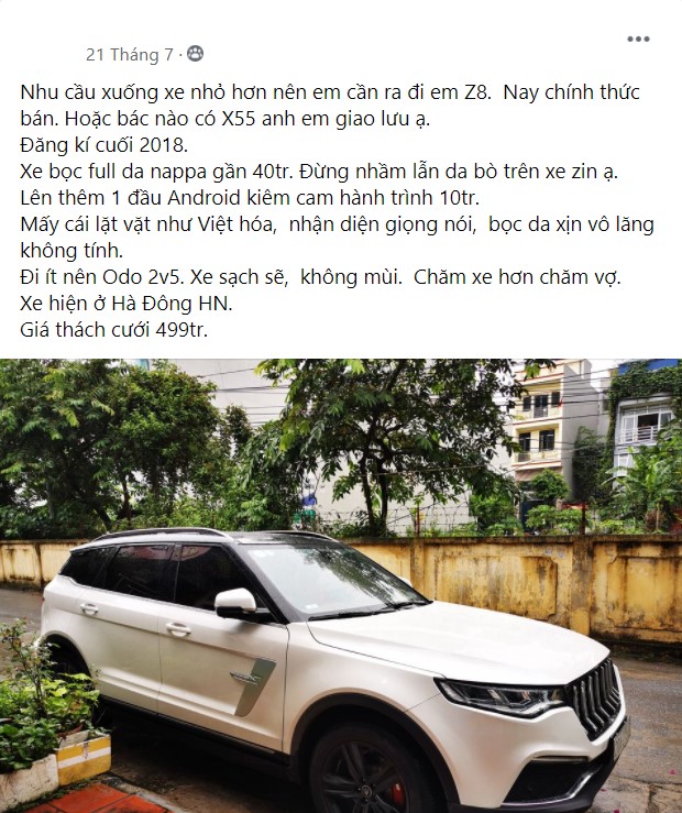 Zotye Z8 rao bán giá chưa tới 500 triệu nhưng 2 tháng chưa tìm được người mua - Ảnh 7.