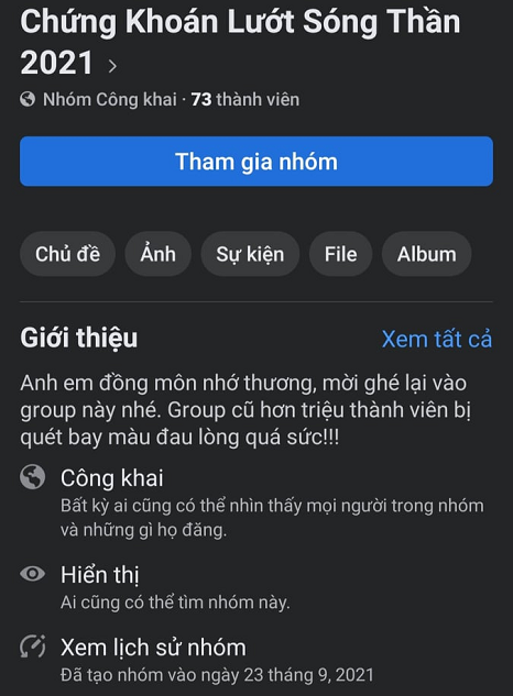 Nhiều Group chứng khoán hàng trăm nghìn thành viên bỗng dưng “bay màu” - Ảnh 1.