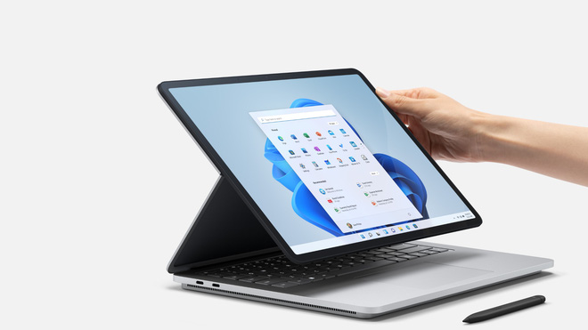 Microsoft ra mắt Surface Laptop Studio: Thiết kế biến hoá từ laptop sang tablet - Ảnh 4.