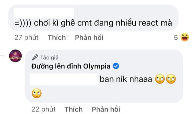 Fanpage Đường Lên Đỉnh Olympia doạ cho netizen “bay màu” nếu nhắc điều này dưới bài đăng về vụ thay MC - Ảnh 5.