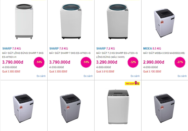 Sau tivi, đến lượt tủ lạnh, máy giặt giảm sốc trên thị trường, nhiều mẫu chỉ từ 2 triệu đồng - Ảnh 1.