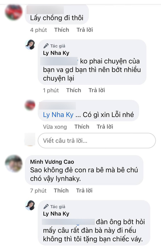 Bị hối thúc lấy chồng và sinh con ở tuổi 39, Lý Nhã Kỳ bức xúc ra mặt, đáp trả 1 chọi 1 rồi thẳng tay xoá hết bình luận - Ảnh 3.