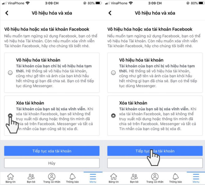 Video: Cách khóa tài khoản Facebook tạm thời, vĩnh viễn ở máy tính, điện thoại - Ảnh 16.