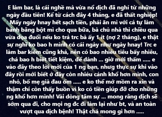 Lương mấy chục triệu, ăn tiêu sang chảnh, dịch mất việc xin từng đồng mẹ gửi từ quê - Ảnh 2.