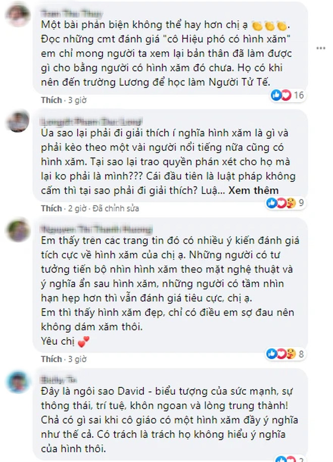 Học sinh và phụ huynh nói gì về hình xăm gây tranh cãi của cô Phó Hiệu trưởng trong bức hình khai giảng lịch sử? - Ảnh 2.