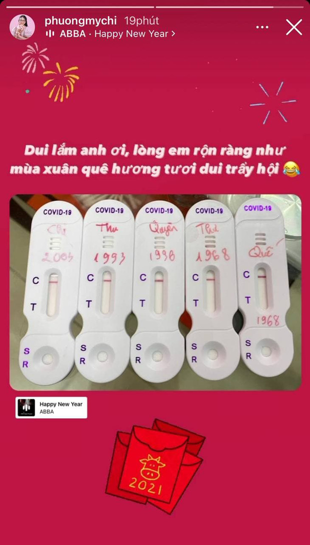 Phương Mỹ Chi thông báo tình hình cả gia đình 5 người sau 17 ngày điều trị Covid-19 - Ảnh 1.