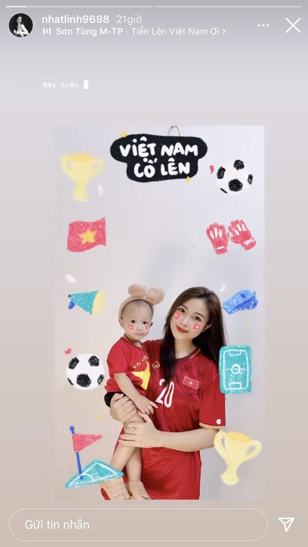 Netizen nô nức cổ vũ ĐT Việt Nam từ xa, hội WAG mang sắc đỏ phủ kín cõi mạng - Ảnh 5.