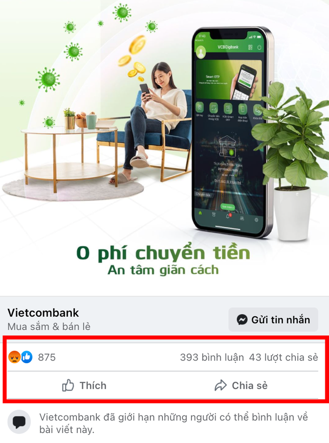 Động thái dứt khoát của Fanpage Vietcombank khi bị netizen tràn vào tấn công, sau vụ 1000 tờ sao kê từ thiện của Trấn Thành - Ảnh 4.