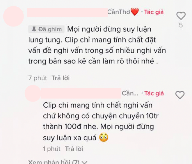 Đáng lên án: Một bác sĩ ở Cần Thơ tung tin giả, bịa đặt việc chuyển khoản Trấn Thành 10 triệu - sao kê chỉ còn 100 đồng - Ảnh 4.