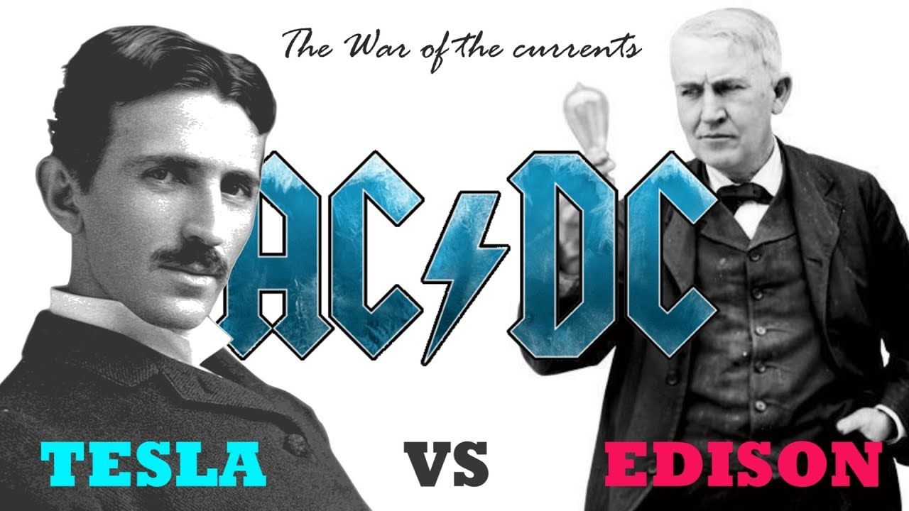 Переменный ток эдисон. Nikola Tesla vs Thomas Edison.