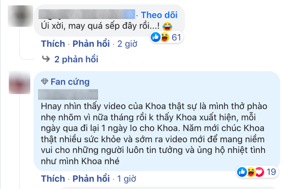 Sau tin đồn gặp mệnh hệ gì rồi nên mới không ra video, phản ứng của dân mạng thế nào khi thấy Khoa Pug trở lại? - Ảnh 3.