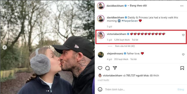 Đăng ảnh hôn môi con gái, David Beckham bị ‘ném đá’ dữ dội - Ảnh 2.