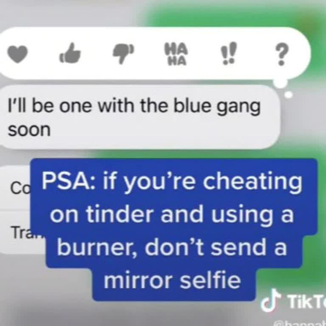 Bạn trai Tinder gửi ảnh selfie, cô gái nhìn một chi tiết nhỏ xíu mà quyết chia tay vội, netizen tấm tắc vậy cũng soi ra được - Ảnh 3.