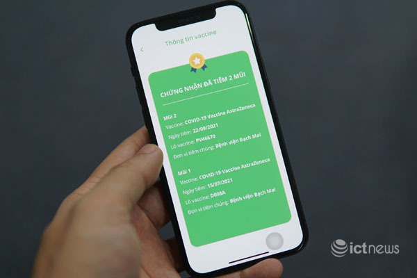 Người dân đã có thể tự khai mũi tiêm trên ứng dụng PC-Covid - Ảnh 1.