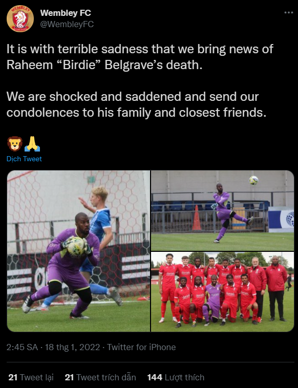 Cầu thủ người Trinidad và Tobago tử vong trong lúc tắm sông - Ảnh 4.